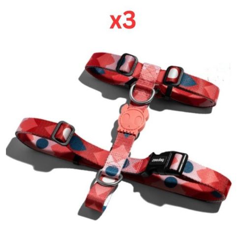 Zee Dog Same H-Harness Large (Pack Of 3)