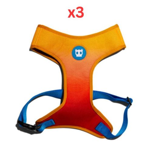 Zee Dog Solaris Air Mesh Plus Harness Large (Pack Of 3)