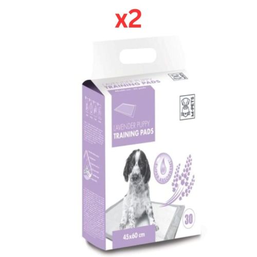 M-Pets Lavender Training Pads 45X60cm 30 Pack (Pack of 2)