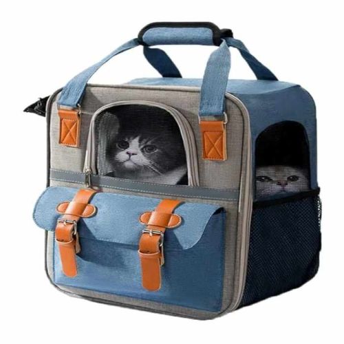 Pets Club Carrier 3 Sided Breathable Back Pack 32X22X42cm