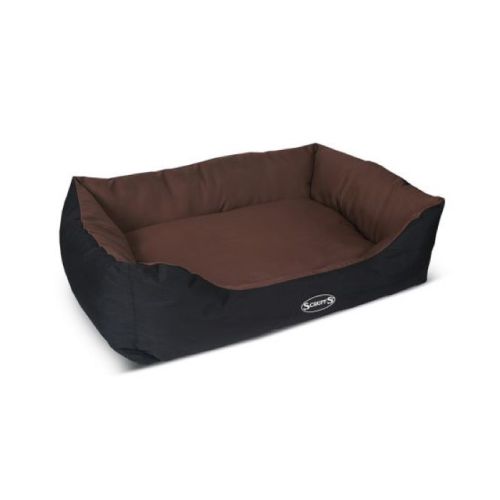 Scruffs Expedition Box Dog Bed Chocolate Small