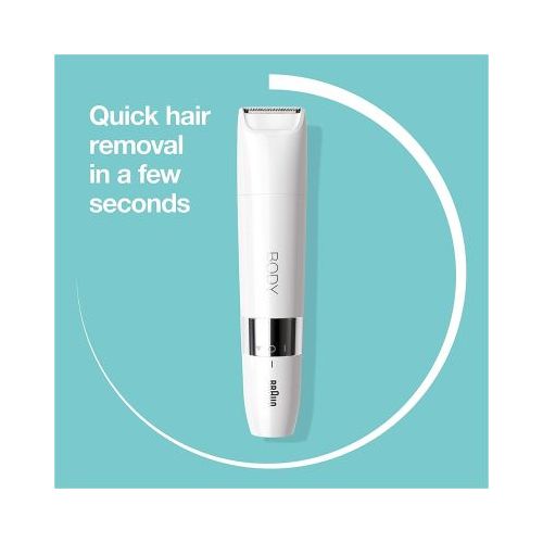 Braun Face Mini Hair Remover Electric Facial Hair Removal for Women White - FS1000