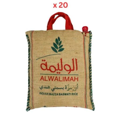 Al Walimah Indian Mazza Basmati Rice 1Kg Pack Of 20 (Dubai Delivery Only)