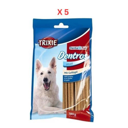 Trixie Denta Fun Dentros Poultry Dog Treats (Pack Of 5)