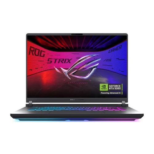 Asus ROG Strix 16inch 2.5K WQXGA 240Hz Display Gaming Laptop, Intel Core Ultra 7 255HX Processor, 16GB RAM, 1TB SSD, 8GB NVIDIA RTX 5060, Windows 11 Home, English & Arabic Keyboard, 1 Year Warranty