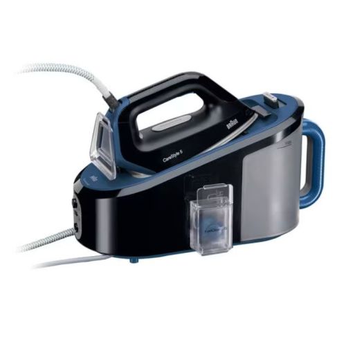 Braun CareStyle 5 Steam, Generator Iron 2400 Watts, Steam Shot 400G/Min, Steam Rate 120G/Min, EloxalPlus, Smart ICare, 6.8 Bar Pressure, Eco-Mode - SI 5145 Black 