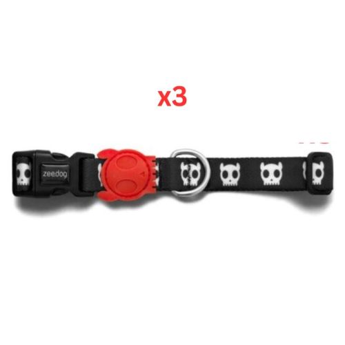 Zee Dog Skull 2.0 Collar Large (Pack of 3)