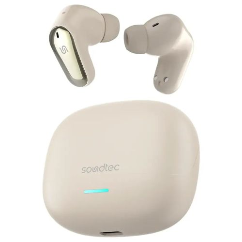 Porodo Soundtec Gravis, True Wireless Earbuds- Cream
