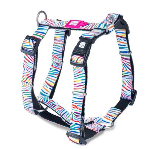 Max & Molly Magic Zebra H-Harness Large