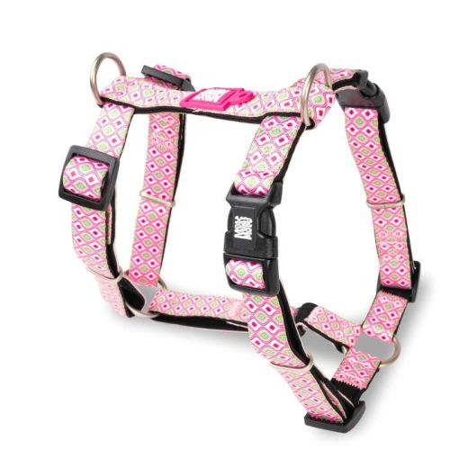Max & Molly Retro Pink H-Harness Small