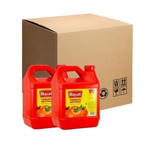 Hayat Tomato Ketchup Gallon 5ltr, Box of 4