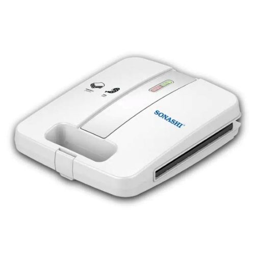 Sonashi 4 Slice Grill Maker 1200W, White - SGT-842