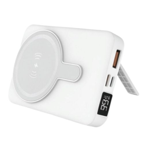 Hezire Hmag+ Wireless 10,000mAh Power Bank, White - HEZ-PBW10K-MAG