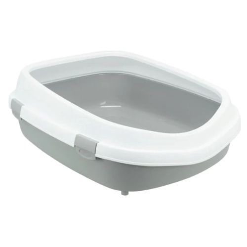 Trixie Primo XXL With White Open Litter Tray With Rim For Cats - Grey 56X25X71cm