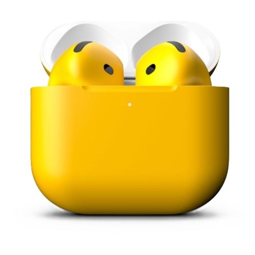 Merlin Craft Customized Apple Airpods 4 ANC Yellow Matte