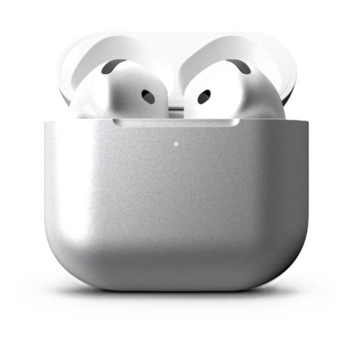 Merlin Craft Customized Apple Airpods 4 ANC Metallic Silver