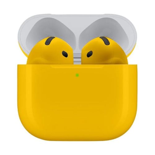 Merlin Craft Customized Apple Airpods 4 ANC Yellow Glossy