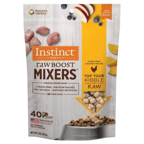 Instinct Raw Boost Mixers Chicken Freeze Dried Cat Food Topper 6OZ