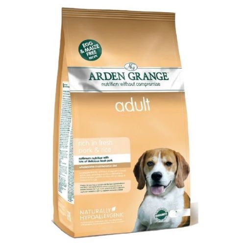 Arden Grange Daily All Breeds Adult with Fresh Pork & Rice Dry Dog Food 2Kg