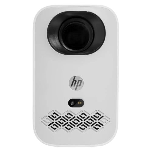 HP CC360 Smart Projector, FHD 1920 x 1080 Resolution, 500 LED Lumens Brightness, White, CC360