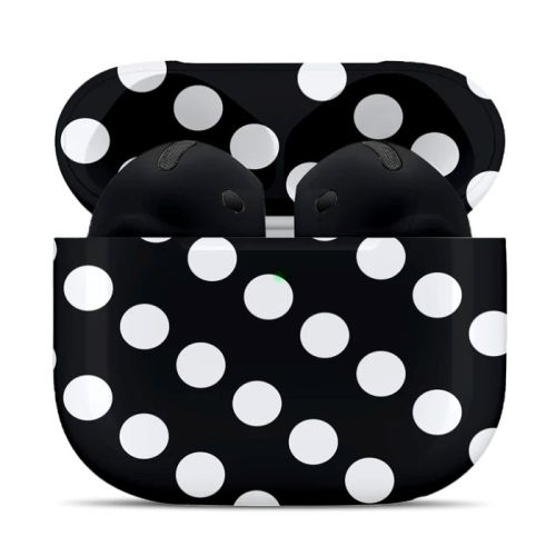 Merlin Craft Customized Apple AirPods 5 Black Polka 