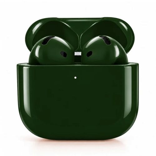 Merlin Craft Customized Apple AirPods 5 Green Glossy Bold
