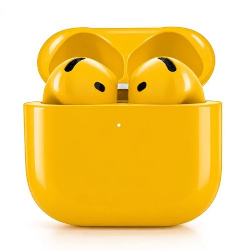 Merlin Craft Customized Apple AirPods 5 Yellow Glossy Bold
