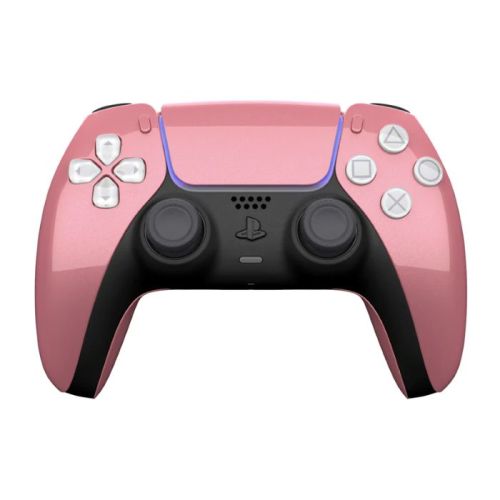 Customized Sony Ps5 Dual Sense Controller Pink Metallic Edition