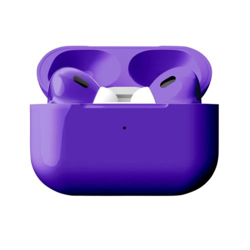 Merlin Craft Customized Apple AirPods 5 Purple Glossy Bold