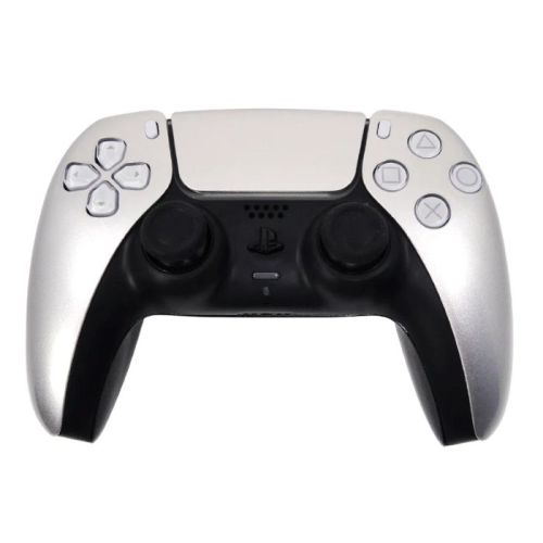 Customized Sony PS5 Dual Sense Controller Silver Metallic Edition