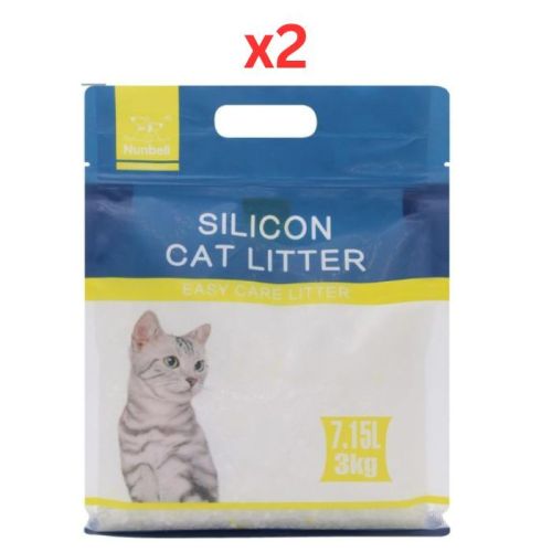 Nunbell Crystal Cat Litter-Lemon 7.1L (Pack Of 2)