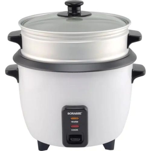 Sonashi 1 Ltr Rice Cooker With Steamer - SRC-410