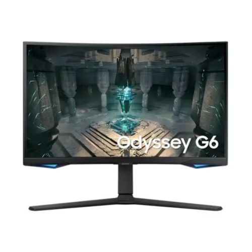 Samsung 27 Inch Odyssey G6 QHD 2560 x 1440, 240HZ, 1ms, HDR, VA Curved Gaming Monitor Adjustable Black - LS27BG650EMXUE