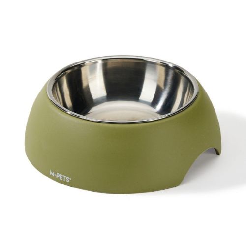 M-Pets Eco Bamboo Bowl Olive Large 600ml
