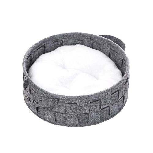 M-Pets Eco Basket, Grey