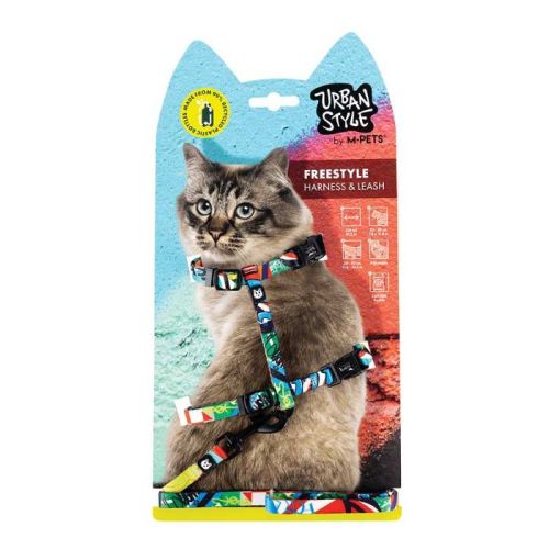 M-Pets Freestyle Cat Eco Set (Harness & Leash)