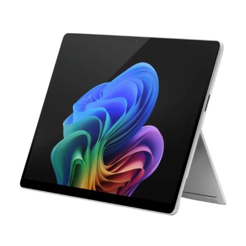 Microsoft Surface Pro 11 Laptop, 13inch PixelSense Flow 120Hz Touch Display, Snapdragon X Elite Processor, 16GB RAM, 512GB SSD, Windows 11 Home, Platinum, 1 Year Warranty,  ZIA-00008 