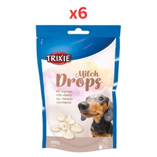 Trixie Milch Drops Dog Treats 200G (Pack of 6)