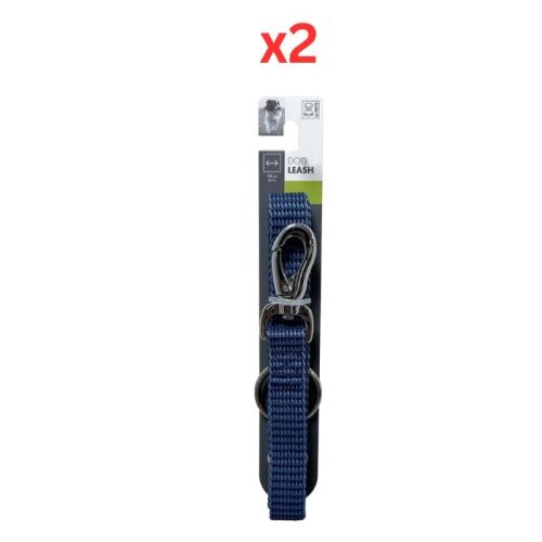 M-Pets Sportline Dog Leash Blue (Pack of 2)