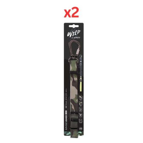 M-Pets Wild Jungle Leash Travel Large-XL (Pack of 2)