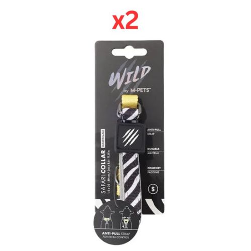 M-Pets Wild Safari Collar Small (Pack of 2)