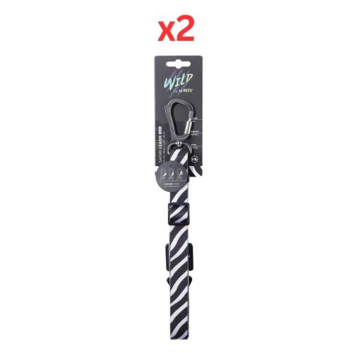 M-Pets Wild Safari Leash Travel Large-XL (Pack of 2)
