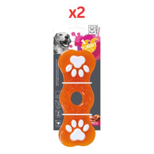 M-Pets Yummy Bone Dog Toy (Pack of 2)