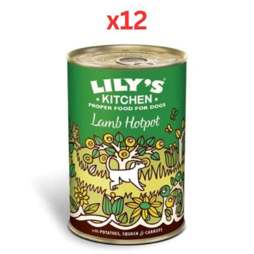 Lily's Kitchen Lamb Hotpot Wet Dog Food 400G (Pack of 12)