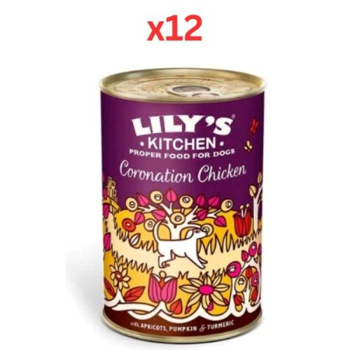Lily's Kitchen Coronation Chicken Wet Dog Food 400G (Pack of 12)