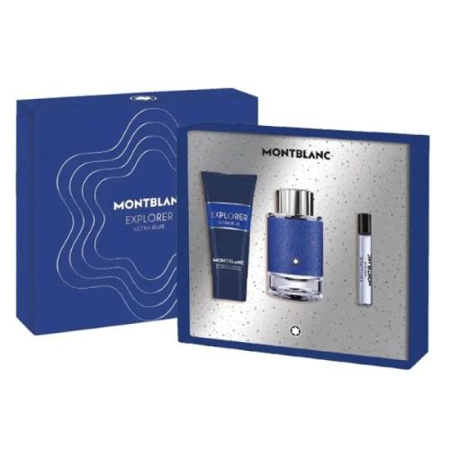 Mont Blanc Explorer Ultra Blue Men Eau De Parfum 100Ml Gift Set