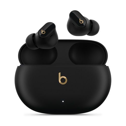 Beats Studio Buds +, True Wireless Noise Cancelling Earbuds- Black - Gold