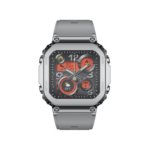 Porodo Nomad, Smart Watch- Silver