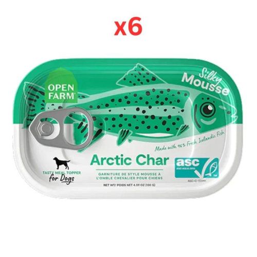 Open Farm Arctic Char Meal Topper for Dogs 130G (Pack of 6)