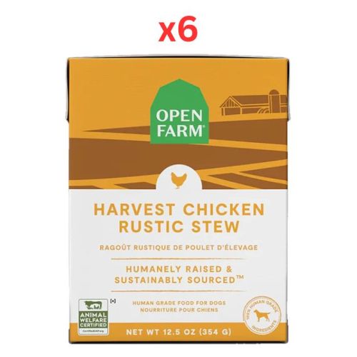 Open Farm Chicken Rustic Stew Wet Dog Food 354G (Pack of 6)